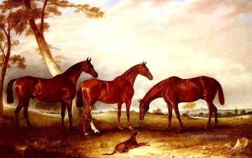 馬 Painting - マーベル キングフィッシャー アンド ザ ラッド ホース ジョン ファーニーリー シニア